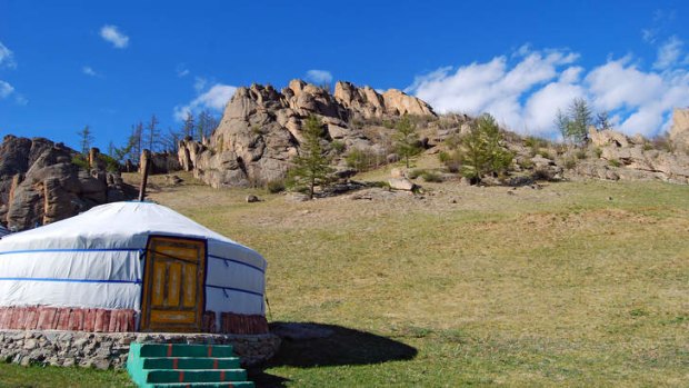 Something a little different: a Mongolian yurt