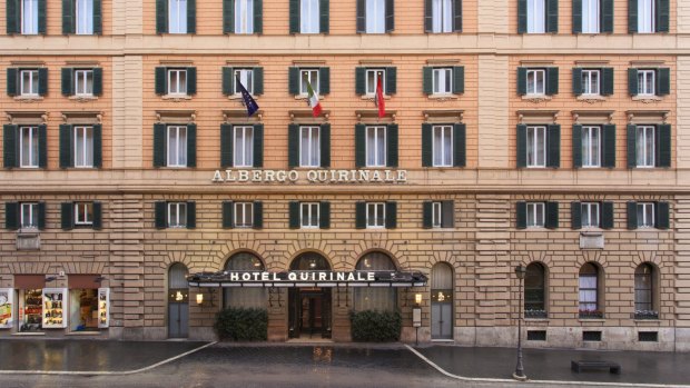 Hotel Quirinale in Rome.