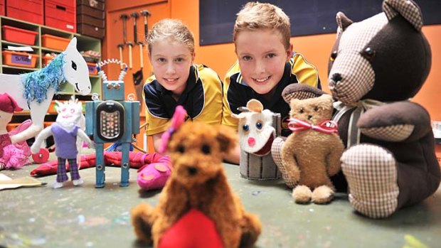 Maddi Ainslie and Calan Eastham, of Kalinda Primary, learn to deal with life's ups and downs.