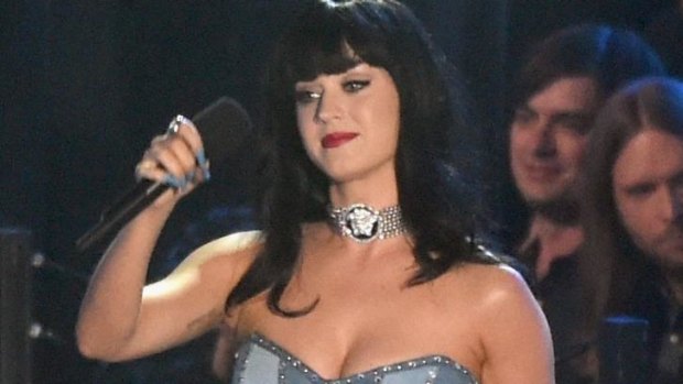 'Grown into an amazing entertainer' .... Katy Perry at the recent MTV awards.