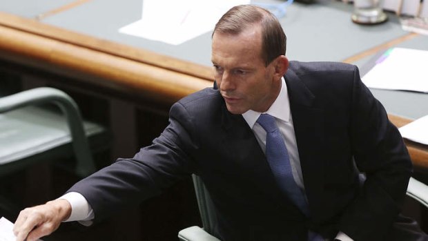 Oppostion leader Tony Abbott distanced himself from the "draft discussion paper".