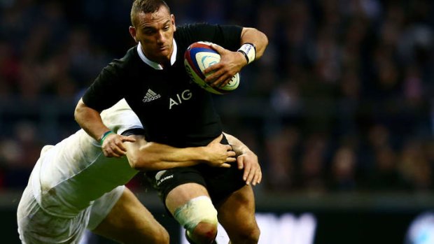 Big shoes well filled: Aaron Cruden has stepped into the breach at five-eighth for New Zealand after Dan Carter was injured.