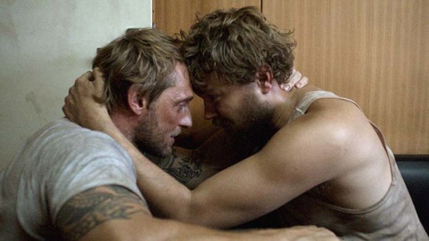 Hostage situation: Pilou Asbaek and Roland Moller face a long wait.