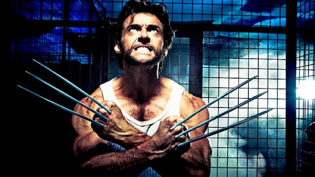 Hugh Jackman as Wolverine.