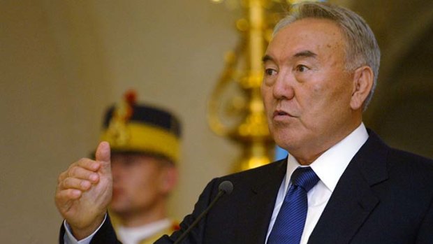 Kazahstan's President Nursultan Nazarbayev garnered 95 per cent of the vote in that country's recent election.