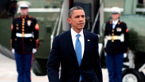 US President Barack Obama's mood dampened by Europe's continuing debt crisis.