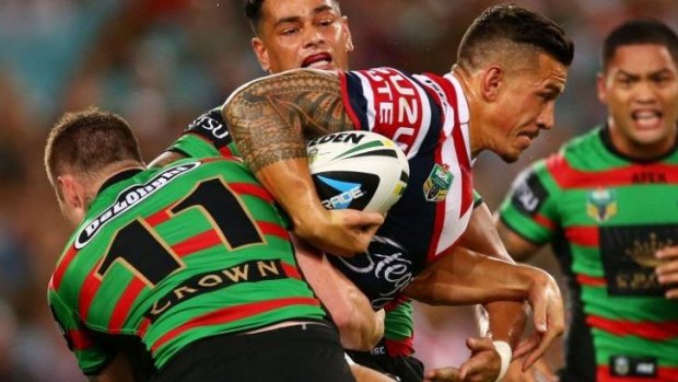Sidelined: Sonny Bill Williams will miss three games for the Roosters.