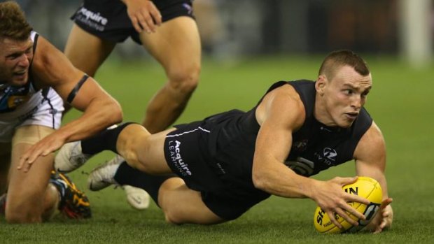 Carlton's Mitch Robinson was fined $5000 over the incident.