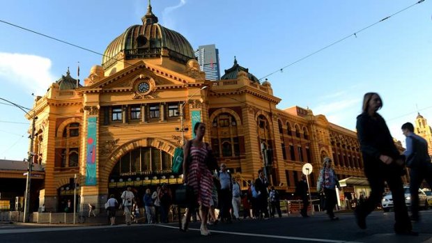 Six finalists have been shortlisted in a design competition to overhaul Flinders Street station.