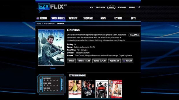 Newcomer EzyFlix offers rentals from $2.99.
