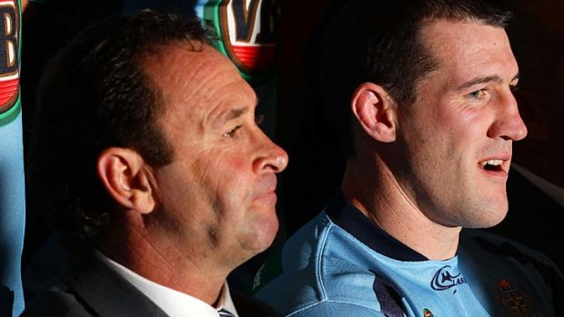 "At the end of the day he [Ricky Stuart, left] has got to do what he has got to do and the next step for us will be to have the debrief and look at a way forward" ... Geoff Carr, NSWRL.