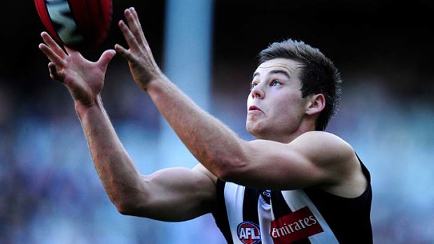 Collingwood's Jamie Elliott may have his nose in front in the battle for a small forward's berth.
