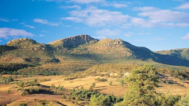 Good life ... the rugged Flinders Ranges landscape.