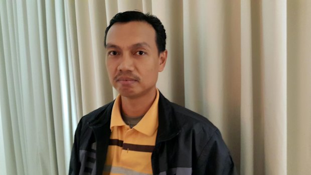 "We love this country": Gafatar leader Mahful Tumanurung.