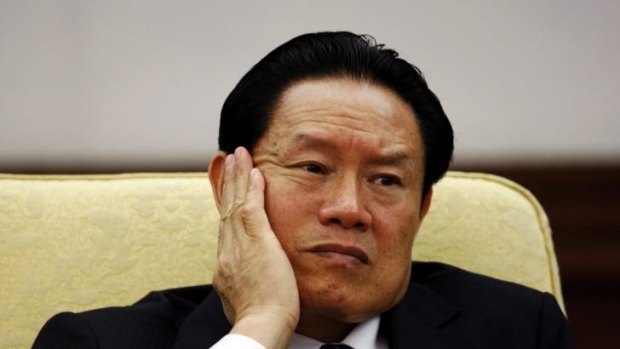 Under investigation: Zhou Yongkang.
