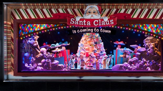 Myer window from Christmas 2011 - Santa Claus is Coming to Town, based on the book by H. Gillespie.