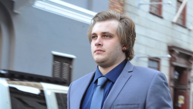 Henri van Breda arriving at the High Court in Cape Town in April. 