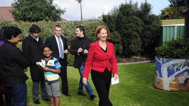 The government's chief credibility problem ... Julia Gillard.