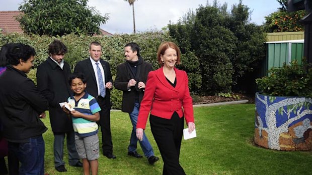 The government's chief credibility problem ... Julia Gillard.