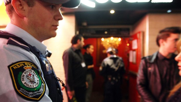 A police blitz in Sydney targeting alcohol-fueled behaviour.