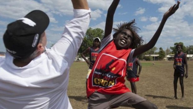 Sporting chance: Peter Holmes a Court in Arnhem Land.