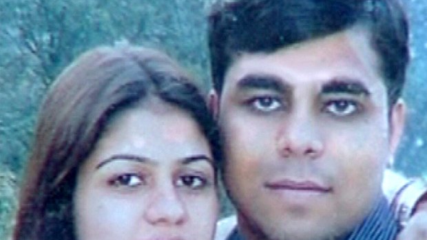 Munja Bala was fatally run down by a P-plate driver as she walked with her three-month-old son and husband Gurdeep Singh. <i>Photo: Channel Ten.</i>
