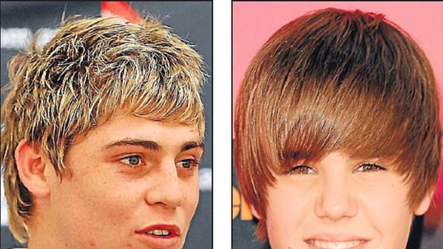 Separated at birth ...we're unsure if Wallabies boywonder James O'Connor has been affected with "Bieber Fever", but we thought he was a dead ringer for 16-year-old Canadian pop singer Justin Bieber, who toured Australia and New Zealand this week.