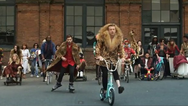Up at No.1 ... <i>Thrift Shop</i> by Macklemore and Ryan Lewis.