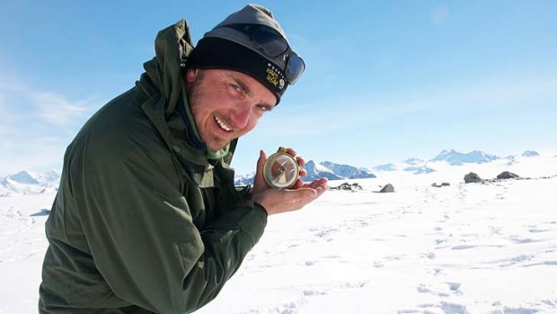 With the floe: The team, including UNSW scientist Chris Turney will use cutting-edge technology to chart changes in the Antarctic climate using Sir Douglas Mawson's data.
