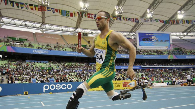 Blade runner: Olympic 4 x 400-metre relay competitor Oscar Pistorius quashes doubt about his selection for the individual 400 metre event.