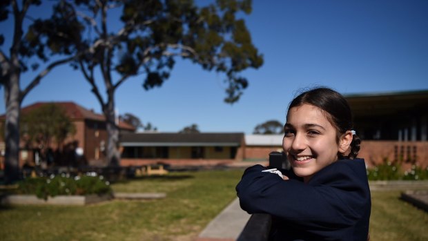 Layelle Etri, in a Year 6 opportunity class at Blaxcell Street Public School, said she "wasn't really learning much" in her mainstream classes.