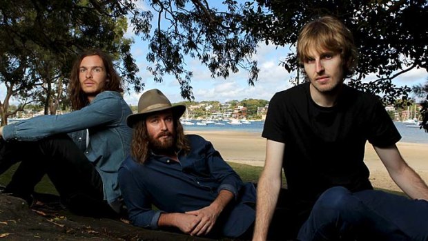 "The Shire [TV show] just reinforced this awful stereotype'': Jeremy Strother (far left), the Shire-born-and-bred lead singer of rock-indie group I Am Apollo.