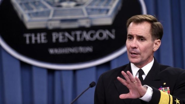 Pentagon press secretary Navy Rear Admiral John Kirby announces that Somali Islamist leader Ahmed Abdi Godane had been killed in a US air strike by manned and unmanned aircraft.