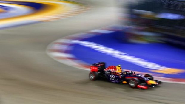 Daniel Ricciardo's Red Bull car had reliability issues during the Singapore Grand Prix.