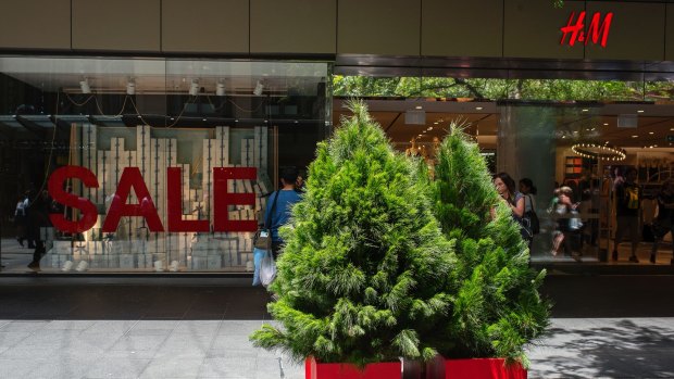 Increased competition from foreign retailers such as H&M have put pressure on local retails to cut prices in Christmas sales.