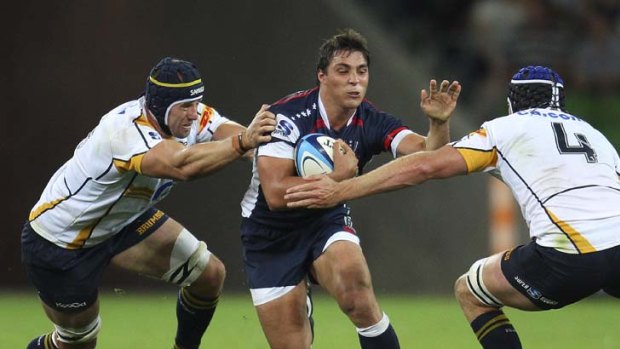 Nick of time ... while Nick Phipps doubts he will make the starting side for Sunday's Test against Samoa, the Melbourne Rebel said he would be confident if selected.