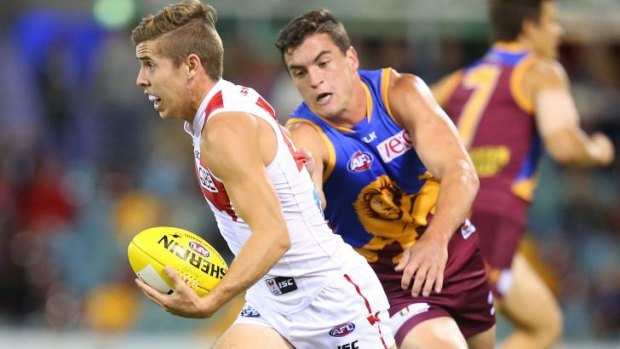 Established: Jake Lloyd has become a lucky charm for the Swans.