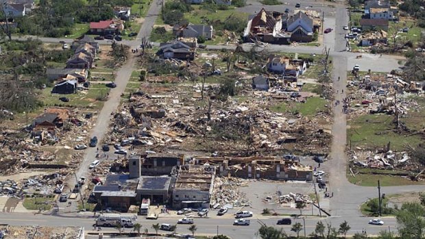 The small Alabama town of Tuscaloosa has been reduced to rubble.