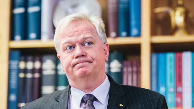 ANU Vice Chancellor Brian Schmidt speaks to media following the release of the 'Change The Course' report on sexual assault and harassment at universities.
