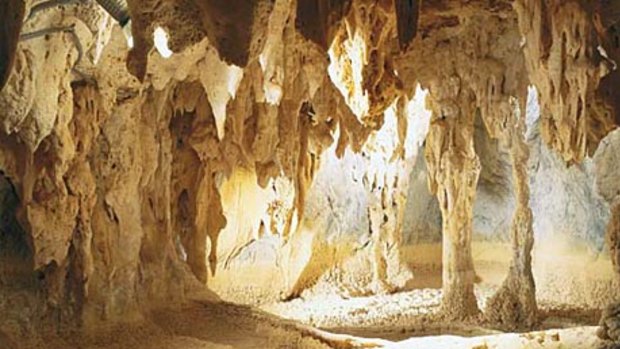 Put routes down ... the Chillagoe Caves west of Cairns.