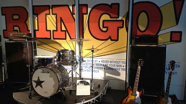 <em>Ringo: Peace & Love</em> exhibition at The Grammy Museum.