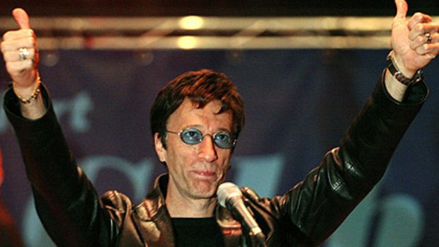 Robin Gibb has struggled with colon cancer.