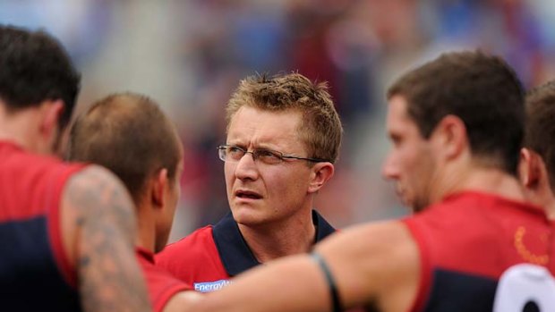 New Melbourne coach Mark Neeld got the commitment he wanted from his players, butt his opponents were also motivated and hard at the contest.