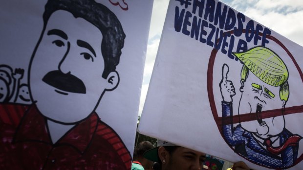 Many Venezuelas have reacted furiously to Donald Trump's description of the government as a dictatorship.