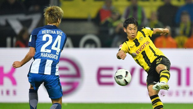 Dortmund's Shinji Kagawa starred in his side's crushing win.