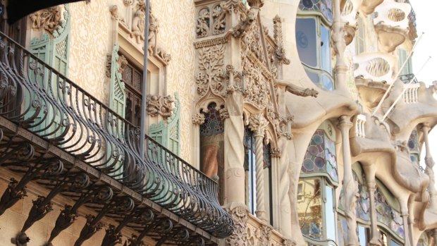 Gaudi's Casa Batllo.
