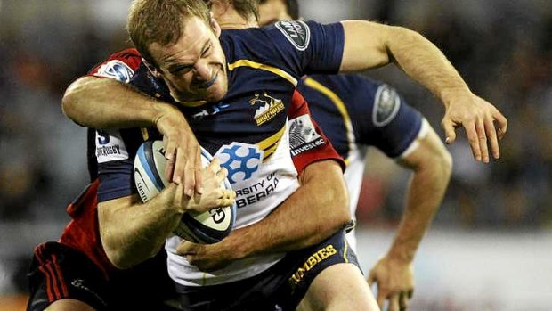 Rivalry: McCabe is fighting for the inside-centre position at the Brumbies.