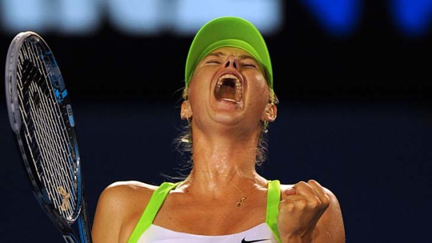 Loud grunter ... Maria Sharapova.