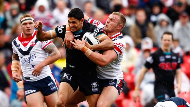No change ... Roosters star Martin Kennedy enjoys the aggressive nature of the sport.