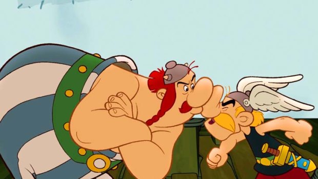 Study on brain injuries ... when Asterix and his indomitable sidekick, Obelix, weren't fighting each other they took a terrible toll on the hapless Romans.